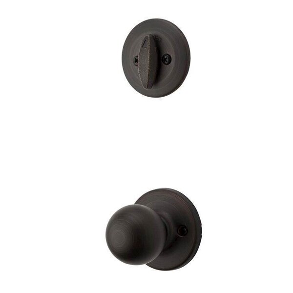 Kwikset Polo Knob Interior Single Cylinder Handleset Trim 604P-11P - main